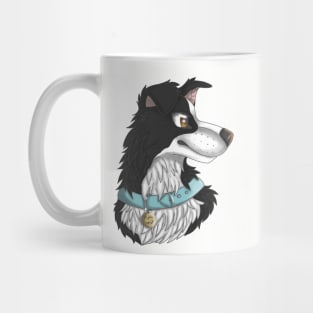 Black Border Collie Mug